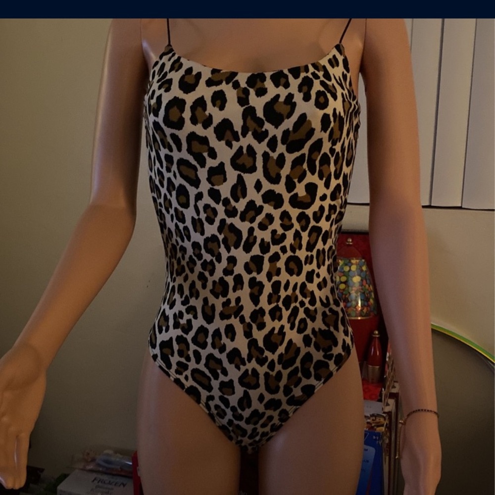 Womens animal print bodysuit